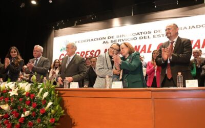 Destacada presencia del SNTISSSTE en Congreso Nacional de la FSTSE