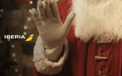 Santa Claus realizará esta Navidad videollamadas a niños de México gracias a Iberia
