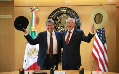 Destaca Monreal relación de respeto con EU en despedida a embajador Ken Salazar