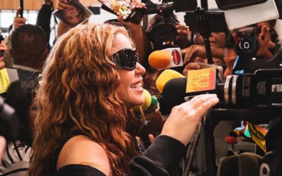 Shakira, la estrella mundial de la música contemporánea, llegó a CDMX