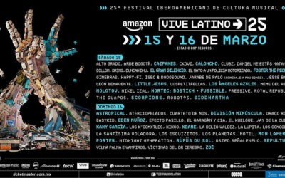 Vive Latino, festejará 25 años encendiendo la chispa de la música en México