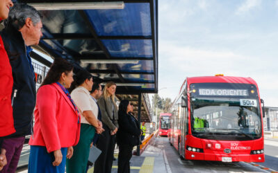 Inauguran estación Calle 6, de la Línea 4 del Metrobús, en Iztacalco