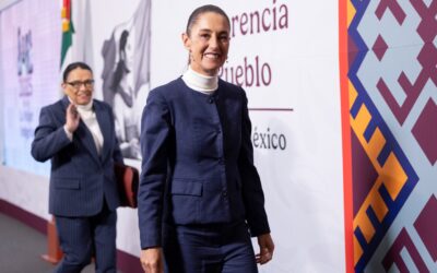 Acuerdan Sheinbaum y Trump pausar imposición de aranceles por un mes