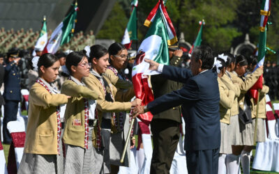Entregará Ejército Mexicano lábaros patrios por Día de la Bandera en escuelas: SEP
