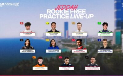 Formula E revela lista de pilotos para primera sesión de novatos de la Temporada 11