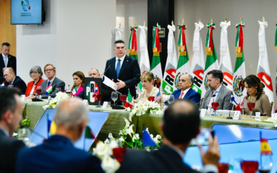 Se reúne Alito con el cuerpo diplomático acreditado en México