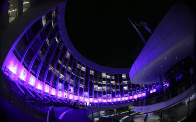 Senado se ilumina de morado por Día Internacional de las Mujeres