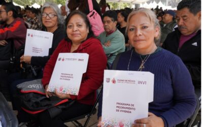 Entregan en CDMX seis mil créditos para mejoramiento de vivienda y escrituras