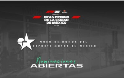 Abren nominaciones para las leyendas del 2025 al Muro de Honor del Deporte motor en México