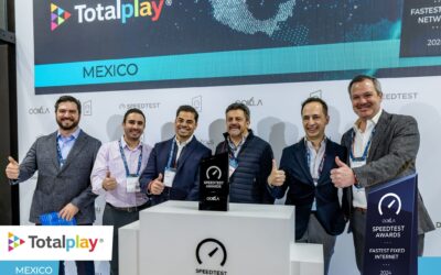 Totalplay recibió el premio Ookla®, reafirmando su posición como la mejor red fija