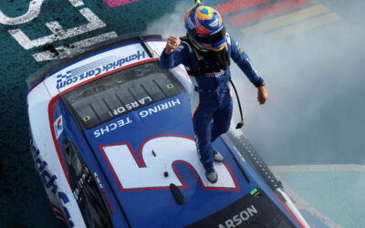 Kyle Larson obtiene su primera victoria en la Copa en Homestead-Miami