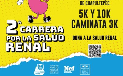 Fundación IMSS y aliados lanzan carrera para el cuidado de los riñones