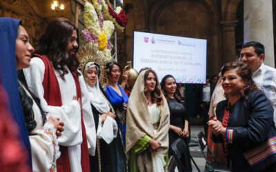 Todo listo para la 182 Representación de la Semana Santa en Iztapalapa