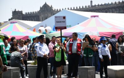 Sonó alerta sísmica, se realiza primer simulacro nacional 2025