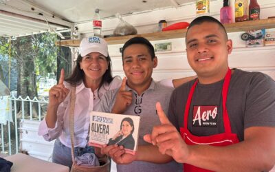 Raquel Olvera recorre Iztapalapa para exponer sus propuestas de justicia para adolescentes