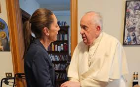 Un humanista que murió por los pobres, Sheinbaum del Papa Francisco