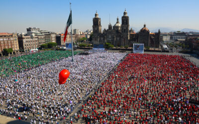 Clase Nacional de Boxeo reunió a más de 42 mil personas en el Zócalo capitalino
