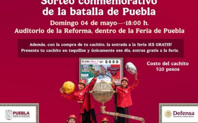 Con tu cachito de 20 pesos de Lotenal entrarás gratis a la Feria de Puebla