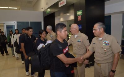 Regresan 172 elementos del Buque “Cuauhtémoc” a Veracruz, tras el percance en NY