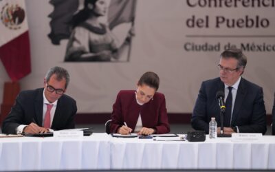 Renueva Sheinbaum con empresarios Paquete contra la Inflación y la Carestía