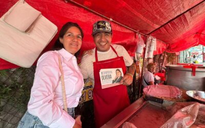Va candidata Raquel Olvera en defensa de un proyecto para los jóvenes.