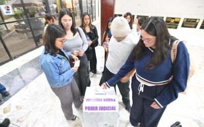 Realiza IECM ejercicio de simulación del voto con estudiantes del IPN