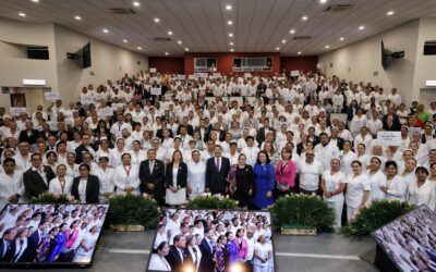 Con SNTISSSTE, Martí Batres refrenda a la enfermería como columna vertebral de Salud