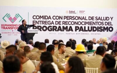 Eduardo Ramírez reconoce compromiso y entrega de trabajadores de salud a favor del pueblo de Chiapas
