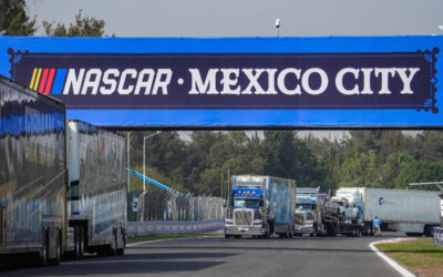 ¡Los gigantes de NASCAR invaden la CDMX! Llegan los primeros trailers