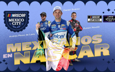 Daniel Suárez, Rubén Rovelo y Andrés Pérez de Lara, los mexicanos en el NASCAR