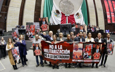 Diputados del PRI votan en contra de la miitarización del país