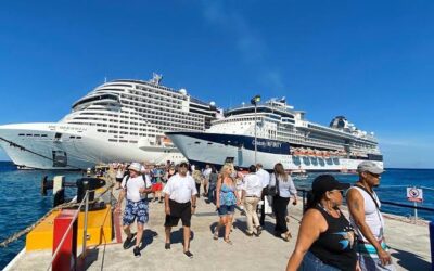 En 1er semestre del año arribaron a México 5.6 millones de pasajeros en crucero