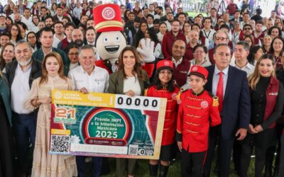 Emite Lotería Nacional billete que reconoce el Premio IMPI a la Innovación Mexicana 2025