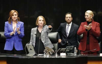 Laura Itzel Castillo Juárez rinde protesta como presidenta del Senado