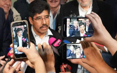 Llega Hugo Aguilar al Senado y afina detalles para toma de protesta de integrantes del PJF