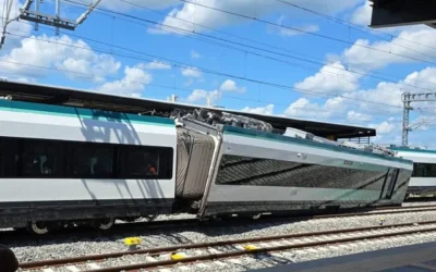 Tren Maya se descarrila al ingresar a baja velocidad a la estación de Izamal