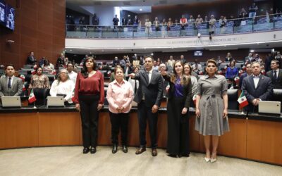 Rinden protesta dos personas juzgadoras que faltaron el 1 de septiembre