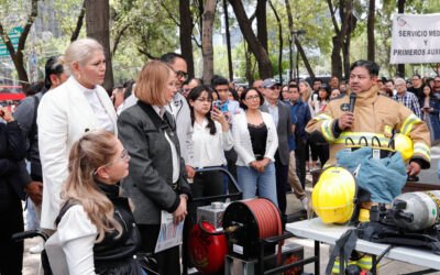 Participa Senado en Simulacro Nacional con mil 200 personas evacuadas