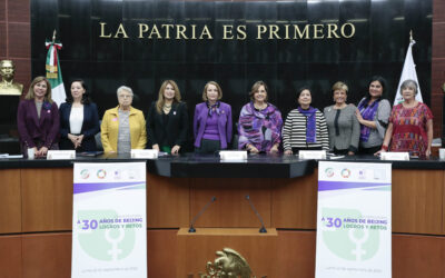 Celebran en Senado conversatorio “A 30 años de Beijing. Logros y Retos”