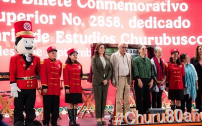 Ocho décadas de Estudios Churubusco resaltan en billete de Lotería Nacional