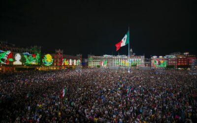 Grito en el Zócalo registró afluencia aproximada de 280 mil personas