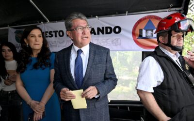 En Cámara de Diputados participaron más de tres mil personas en simulacro