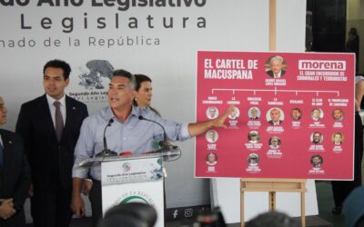 Senado está en manos de narco-legisladores: Alito