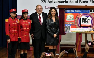Economía y Lotería Nacional difunden el XV Aniversario de El Buen Fin
