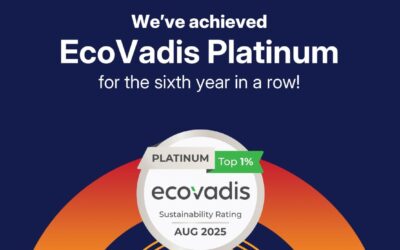 BCD Travel recibe la medalla Platino de EcoVadis por sexto año consecutivo