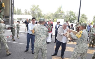 Entrega Senado ayuda a afectados por inundaciones en Veracruz