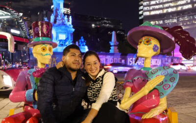 Capitalinos disfrutan apertura de exposición lumínica “Solo la Luz” en Reforma