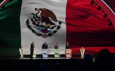 ¡Viva México! grita Sheinbaum en Sorteo del Mundial 2026