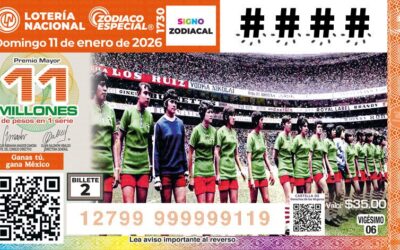 Álbum Retro Lotería Nacional y el Fútbol reúnen la pasión mundialista de México