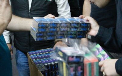 «Operación Limpieza» en Central de Abasto arroja decomiso de 401 mil 380 cigarros